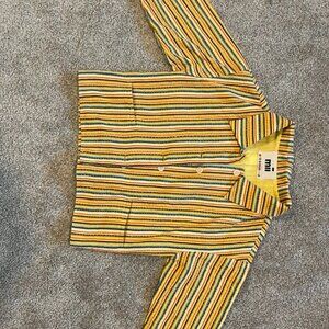 Mii Collection Aux 4 Saisons XS Yellow Cotton Top